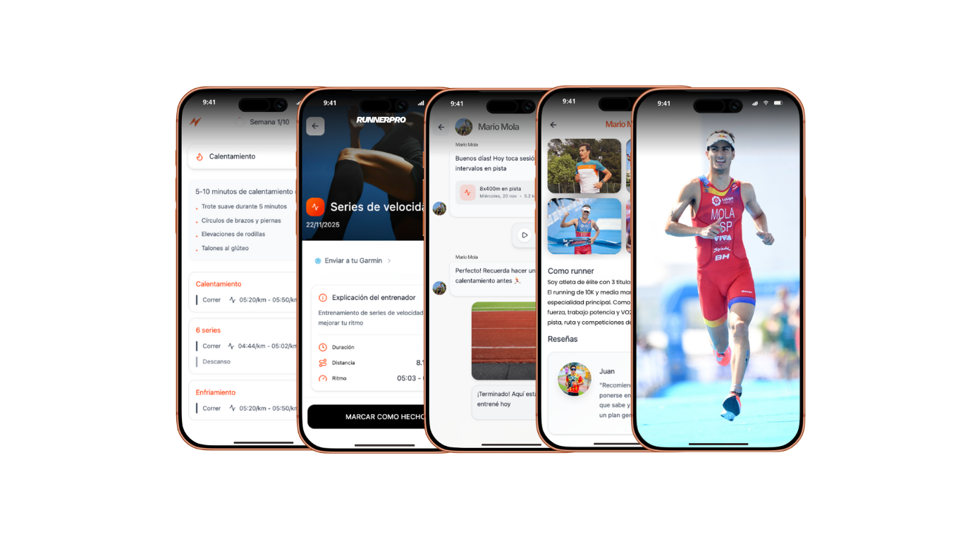 RunnerPro Mario Mola Planes Entrenamiento Triatlón MTRI